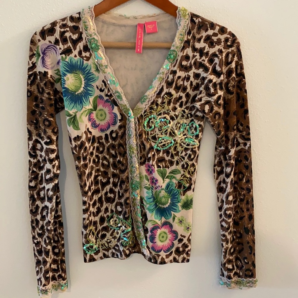 Charlotte Tarantola Beaded Cardigan S
